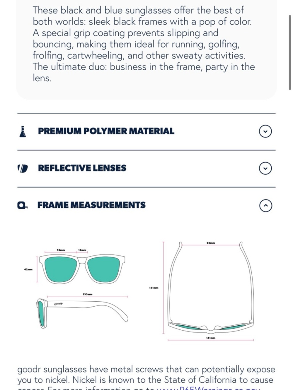 Goodr sunglasses set of 2 - new in box - Picture 12 of 13